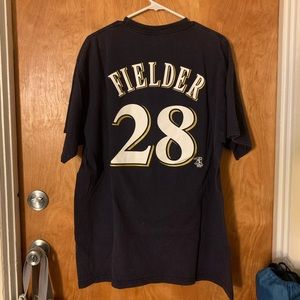 Prince Fielder -28- Milwaukee Brewers - XL T-Shirt